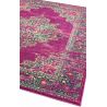Tapis motif medaillon fuschia Cuzco dessins