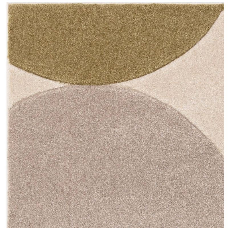 Tapis de salon en polypropylène à motifs géométriques multicolores Springfield