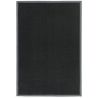 Tapis en sisal noir bordure grise Sarcelle