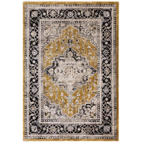 Tapis classique polyester motifs persans Gold Signature