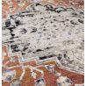 Tapis classique polyester motifs persans Terracotta Signature