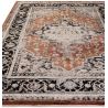 Tapis classique polyester motifs persans Terracotta Signature dessins