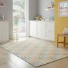 Tapis d'extérieur pastel multicolore Villa Check