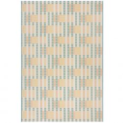 Tapis d'extérieur pastel multicolore Villa Check