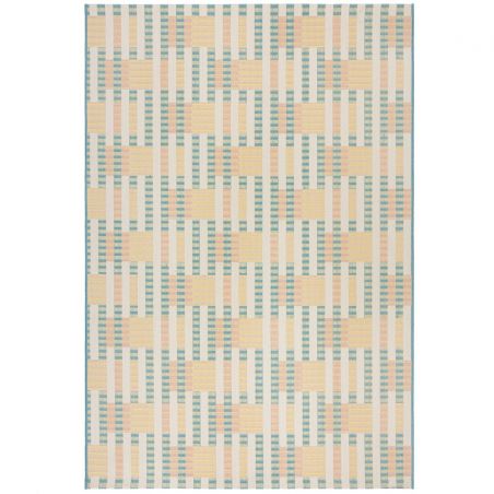 Tapis d'extérieur pastel multicolore Villa Check Tapis d'extérieur pastel multicolore Villa Check