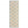 Tapis de couloir d'extérieur pastel multicolore Villa Check