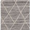 Tapis en laine naturelle motifs losanges blancs Nashville