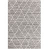 Tapis en laine naturelle motifs losanges blancs Nashville