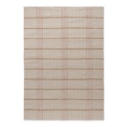 Tapis indoor/outdoor 100% PET Zona Stitch terra