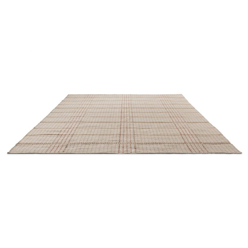 Tapis indoor/outdoor 100% PET Zona Stitch terra