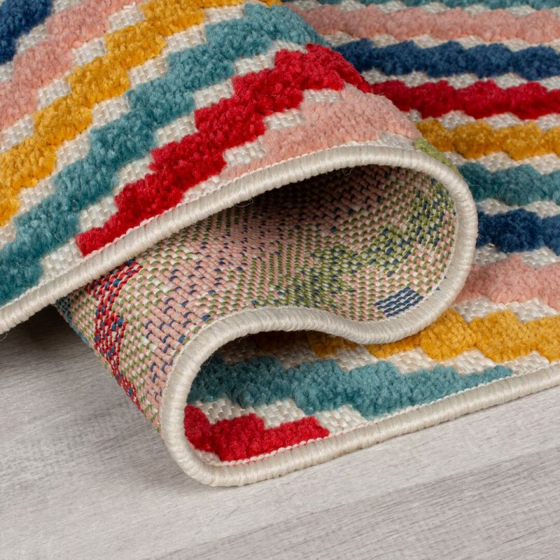 Tapis d'extérieur multicolore Miami Bay Diamond