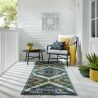 Tapis d'extérieur multicolore Miami Beach Floral balcon