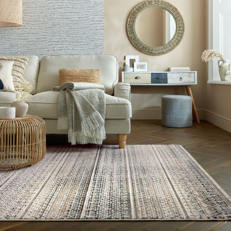 Tapis d'extérieur polypropylène Beige naturel Camino salon