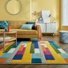 Tapis de salon design multicolore Mambo