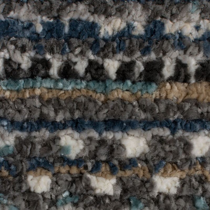 Tapis d'extérieur polypropylène Bleu Camino detail
