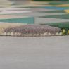 Tapis géométrique pure laine Prism Vert