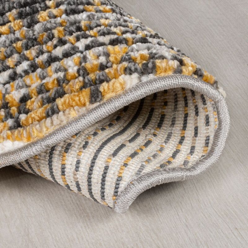 Tapisrond résistant polypropylène Jaune Camino cote