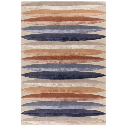 Tapis de salon en laine et viscose multi Padouk