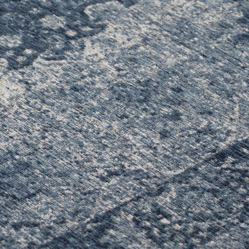 Tapis Rectangulaire Terracotta Chenille Patchwork Kilim 