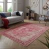 Tapis style persan Rose fushia Antique salon
