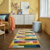 Tapis de couloir design multicolore Mambo
