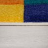 Tapis de salon design multicolore Chacha