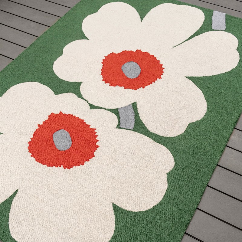 Tapis indoor/ outdoor en polypropylène Unikko