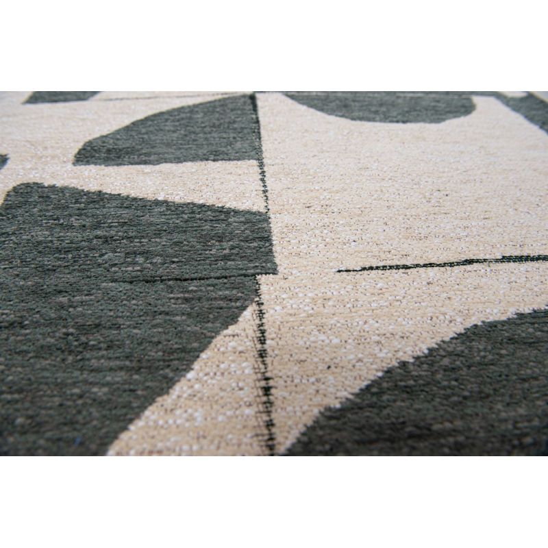 Tapis contemporain vert en PET Papercut Sea Spray zoom