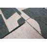 Tapis contemporain vert en PET Papercut Sea Spray detail