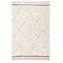 Tapis recyclé® Lavable en Machine BERBERE nude