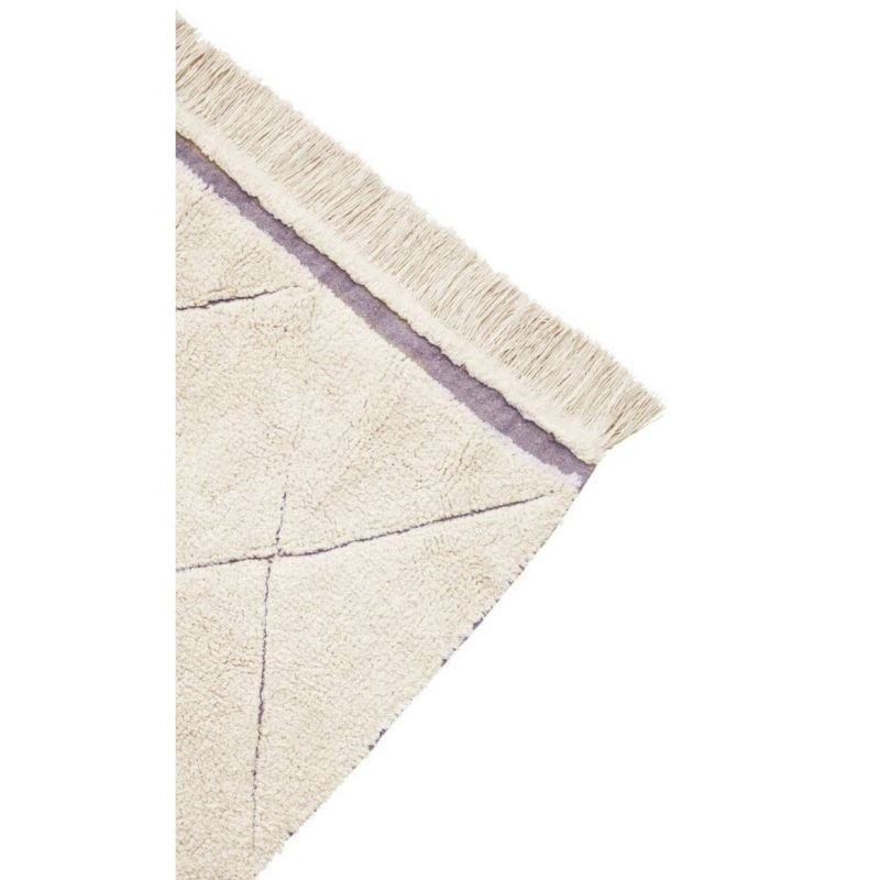 Tapis recyclé® Lavable en Machine BERBERE nude