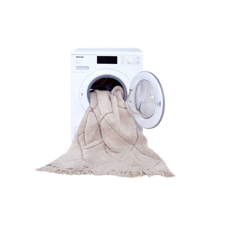 Tapis recyclé® Lavable en Machine BERBERE nude