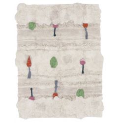Tapis lavable en machine Veggie Garden en coton