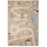 Tapis Lavable Path of Nature pour enfant coton écru