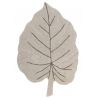 Tapis Feuille Monstera beige naturel en Coton