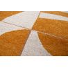 Tapis contemporain ocre en PET Papercut Curry detail