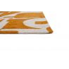 Tapis contemporain ocre en PET Papercut Curry epaisseur