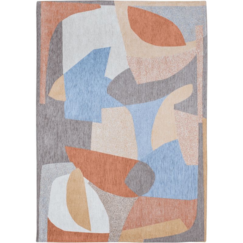 Tapis abstrait PASTEL en PET Shapes Secret