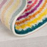Tapis en polypropylène multicolore Menara Rainbow