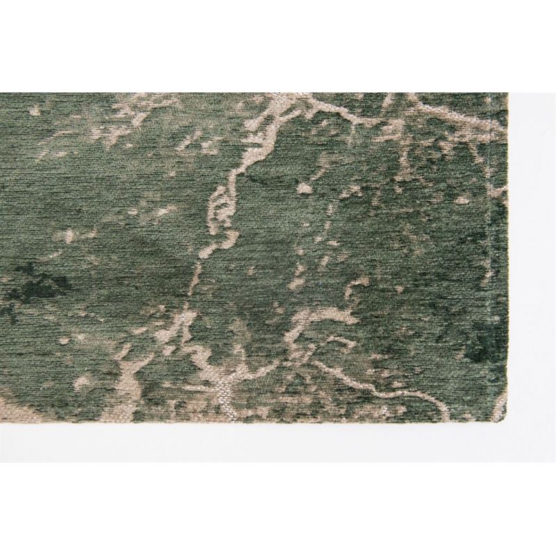 Tapis de Salon Design Mad Men Cracks Vert motif