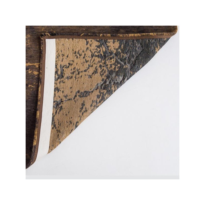 Tapis de salon design Mad Men Cracks Noir par Louis de Poortere