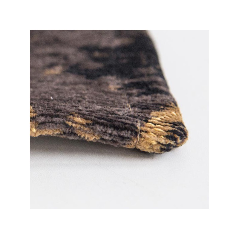 Tapis de salon design Mad Men Cracks Noir par Louis de Poortere