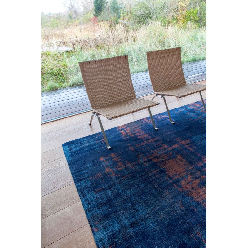 Tapis de salon Venetian Dust Sunset Blue fauteuil