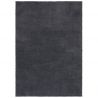 Tapis en polyester recyclé gris Snuggle Fluffy
