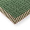 Tapis exterieur interieur100% PET Monogram Jade Green coin