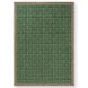 Tapis exterieur interieur100% PET Monogram Jade Green