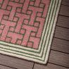 Tapis exterieur interieur100% PET Monogram Dusted Pink coin