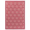 Tapis exterieur rouge 100% PET recyclé Porchester Poppy Red