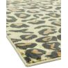 Tapis contemporain en polyester Léopard