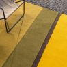 Tapis exterieur en PET recyclé Jaune Stripe couleurs